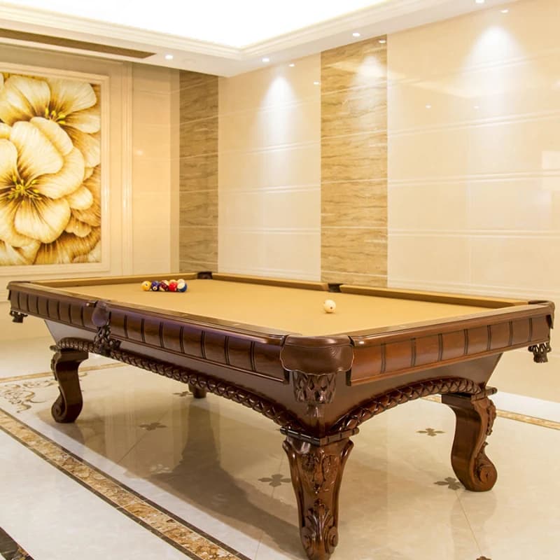Tavolo da biliardo Tavolo da biliardo due in uno standard per uso domestico, commerciale, per adulti, americano, nero, 8 nove palline, ping-pong