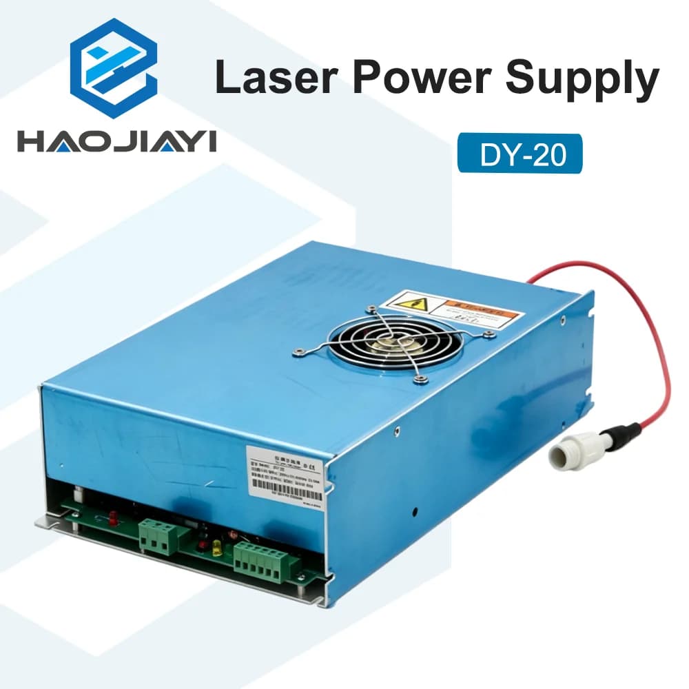 DY-20 CO2 Laser Power Supply 150W-200W High Voltage PSU for CO2 Glass Laser Tube Engraving Cutting Machine Replacement Parts