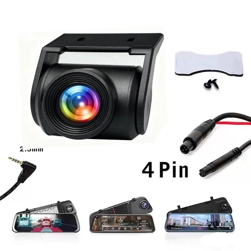 Telecamera per retromarcia per auto 1080P Full HD AHD 4 pin 2,5 mm Telecamera per retromarcia 170 ° Telecamera per retromarcia per auto con visione notturna grandangolare