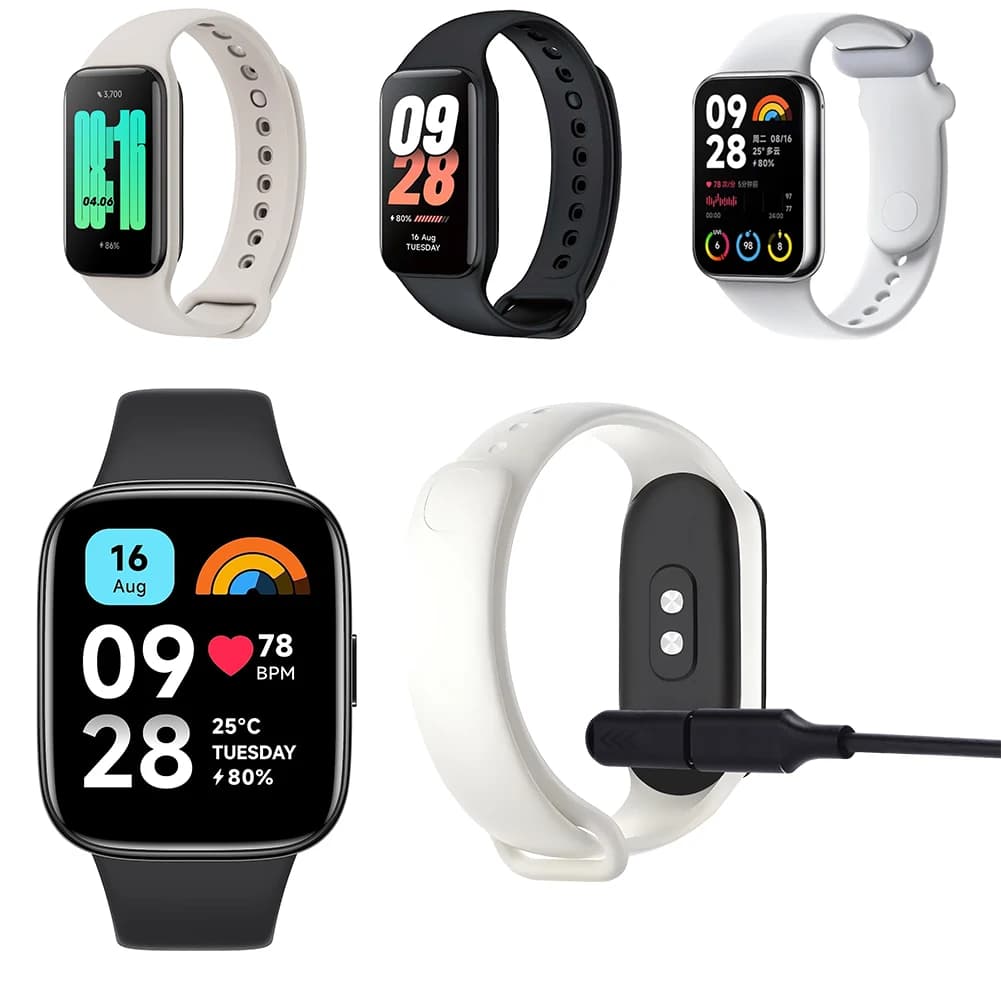 USB-C Female to Male Adapter for Smartwatch Xiaomi, 90 Degree Charging Adapter for Xiaomi Mi Band 8 Pro/8 and Redmi Watch 4 3