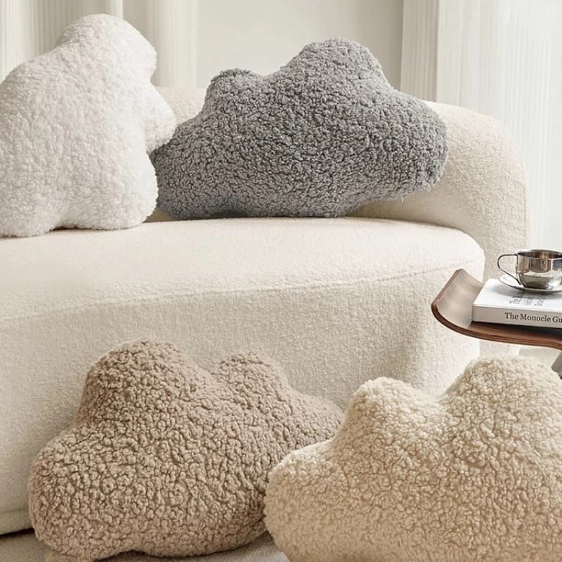 Paletta Schienale in peluche Cuscino nuvola super morbido Dormitorio Cuscino per la siesta delle ragazze Cuscino lombare speciale per dormire creativo per la casa
