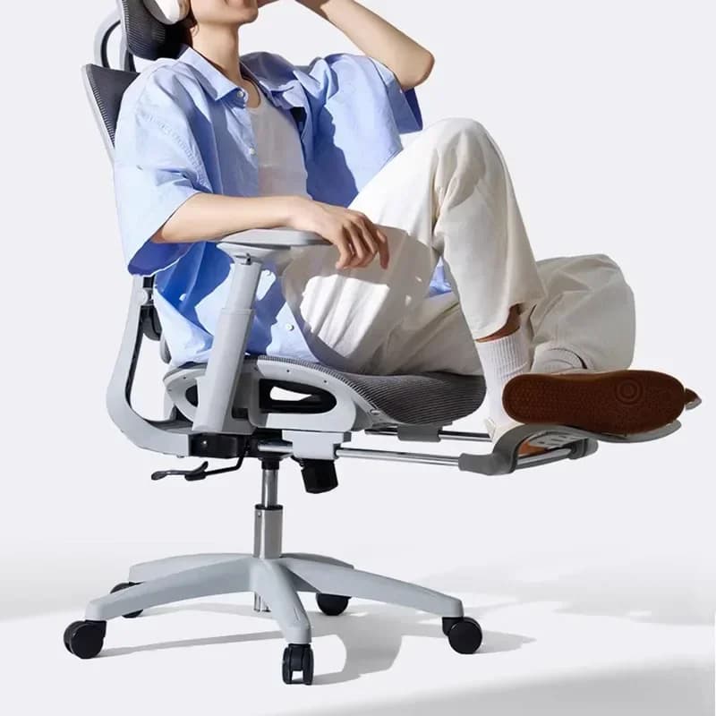 Sedia di lusso Mobili Sala PC Ufficio da lavoro Trucco ergonomico Gaming Poltrona individuale Sgabello Correzione della postura Casa pigra Comodo