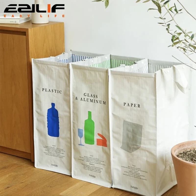 Eco‑Friendly Woven Storage Organizer Basket Waterproof Stain‑Resistant Reusable Sorting Bin Household Sundries Home Bedroom Toy