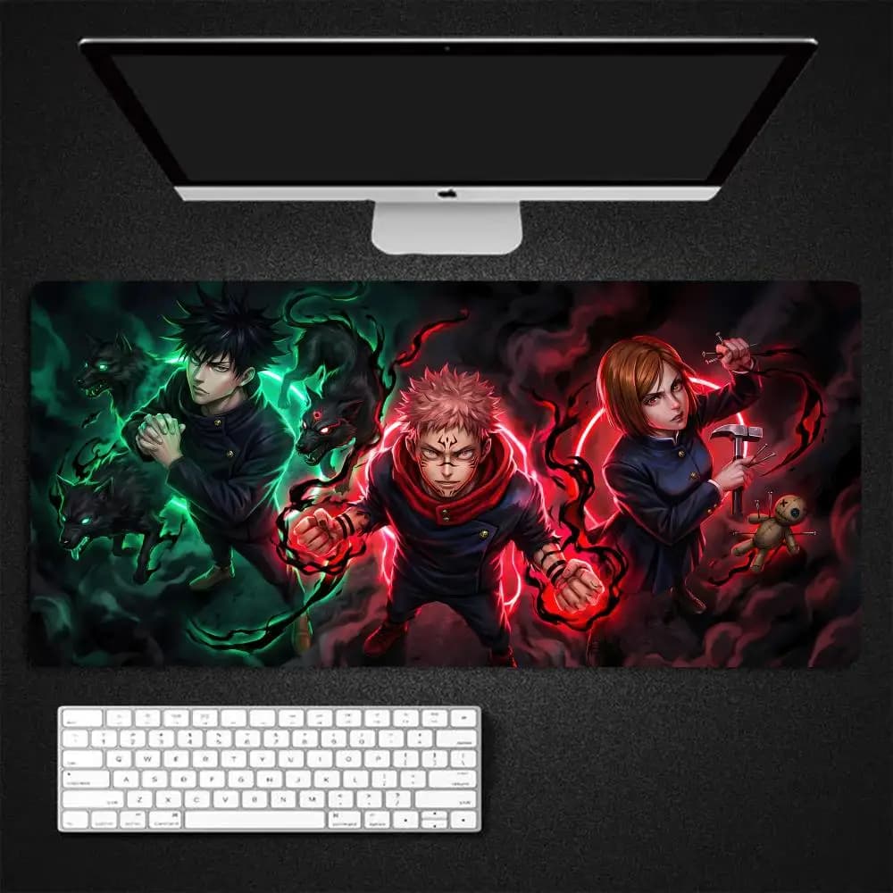 Jujutsu Kaisen Mouse Pad Gaming Mousepad Large 900x400X2mm MouseMat Gamer Mause Carpet PC Desk