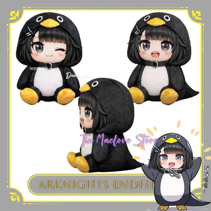 Gioco Arknights: Endfield Endmin Anime Kawaii Cartoon Figure Idol Peluche Cuscini Regalo di Compleanno Cuscino Cosplay Festa di Halloween