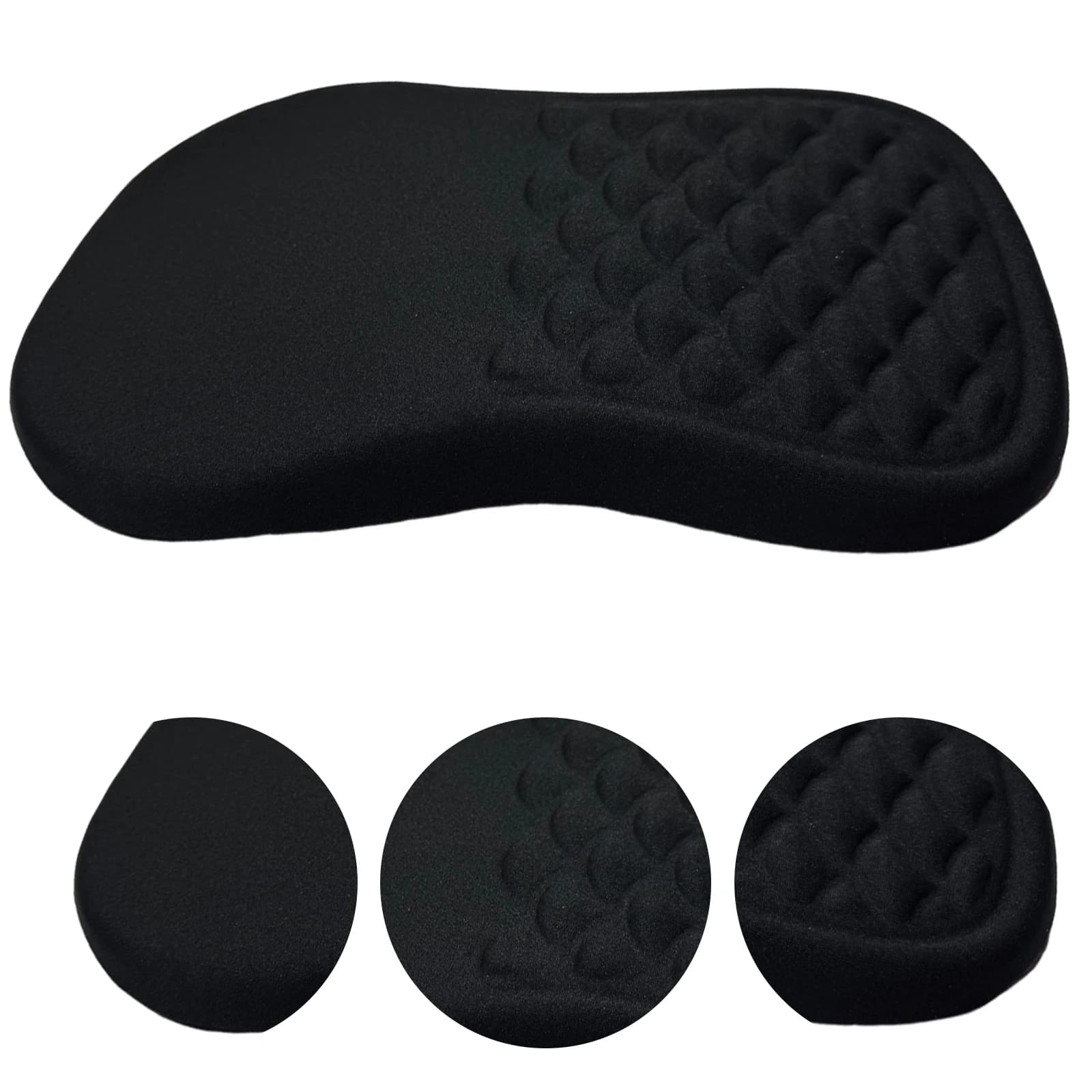 Tappetino per mouse ergonomico, tappetino per mouse in memory foam antiscivolo, resistente all'usura, comodi cuscinetti di supporto per il polso, per giochi su PC, laptop, computer