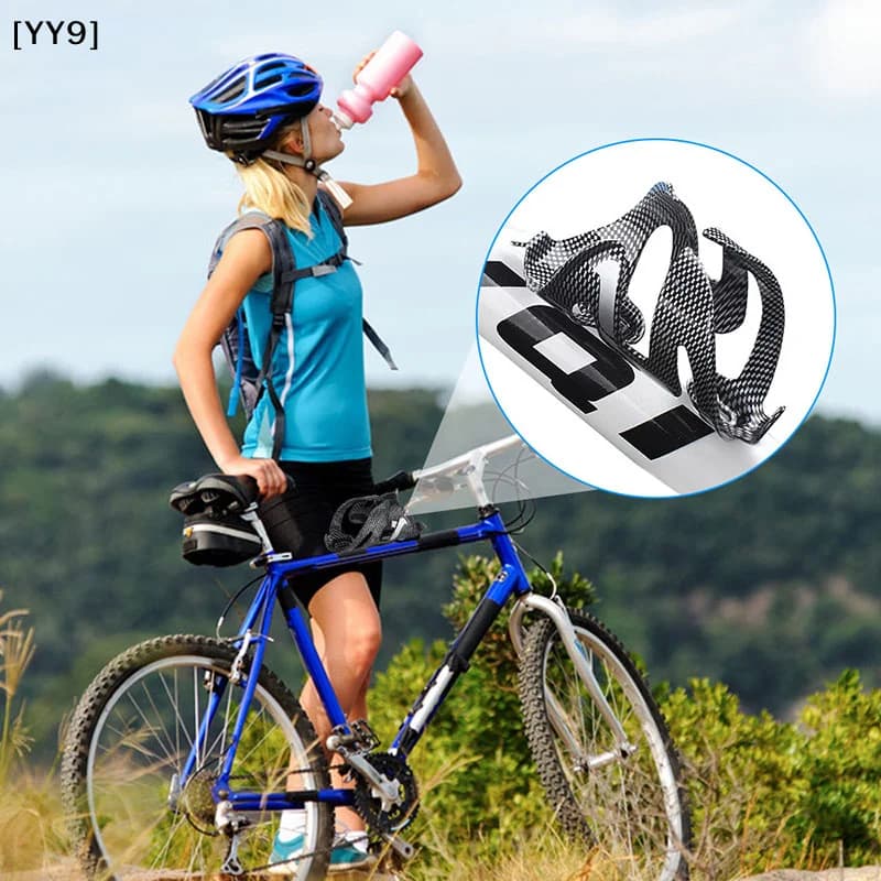 Portaborraccia per bicicletta interamente in fibra di carbonio, portaborraccia ultraleggero da 30 g per bici da strada[YY][YY9]