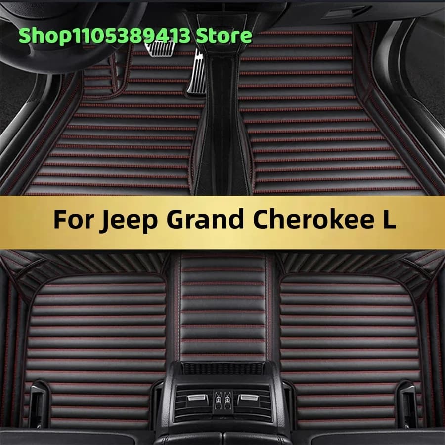 Mats Carpets Custom Car Floor Mats For Jeep Grand Cherokee L 2021 2022 2023 2024 2025 2026 2027 2028 Car Mat Accessories