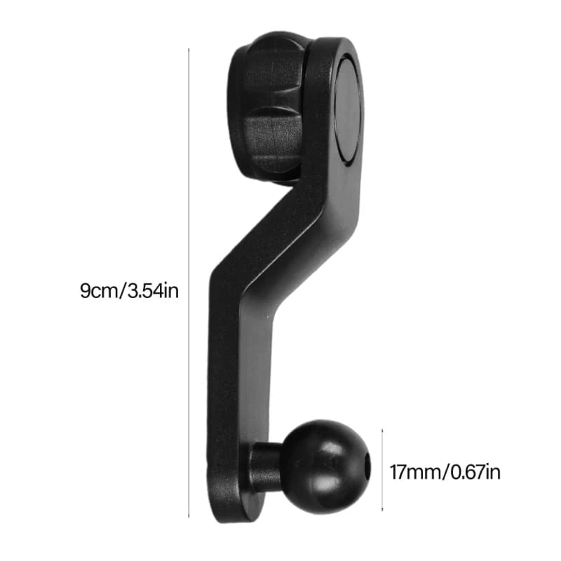 Adattatore per testa da femmina a maschio con asta prolunga per staffa per supporto per telefono con presa d per auto