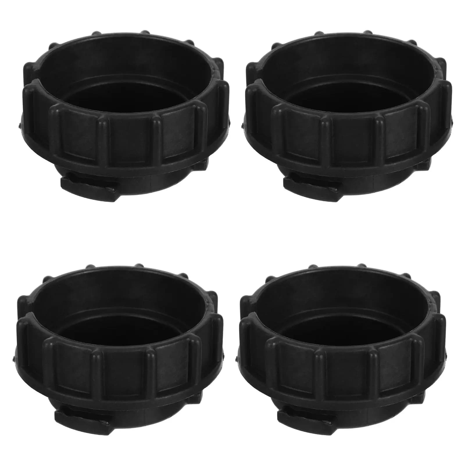 Set di 4 Tappi di Scarico in Plastica per Contenitori di Compost e Bidoni della Spazzatura da Esterno - Tappi Resistenti alle Intemperie per Bidoni dei Rifiuti per Casa e Fattoria