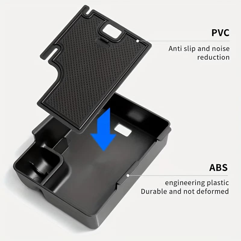 Custom ABS Premium central console tray for MG MG3 2023-2025 Durable anti-slip armrest holders Car styling accessories