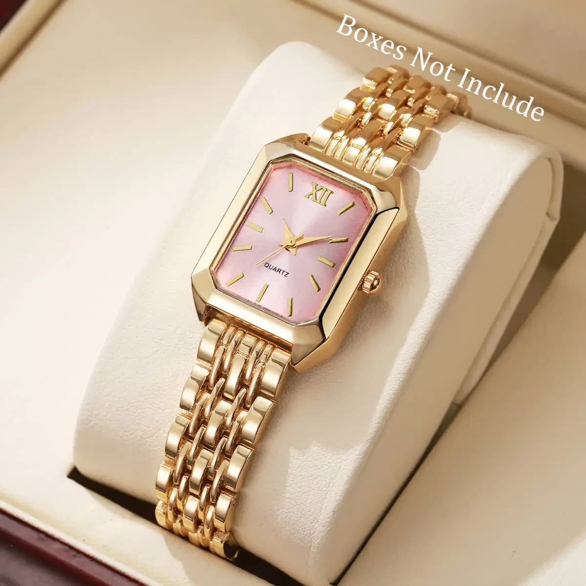Eleganti orologi da donna rettangolari Orologi da polso analogici al quarzo moda Reloj Mujer Orologio da ragazza regalo (senza scatola)