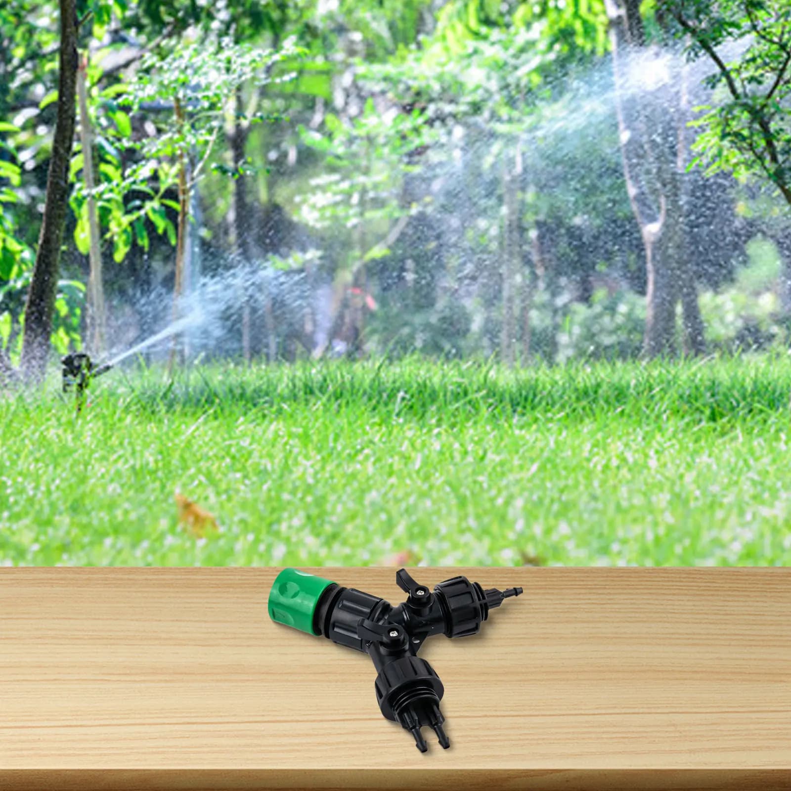 Connettore per tubo da 1/4 '' Adattatore per rubinetto da giardino da 3/4 pollici 16 mm Connessione a prova di perdite Uso esterno Materiale robusto Uso versatile