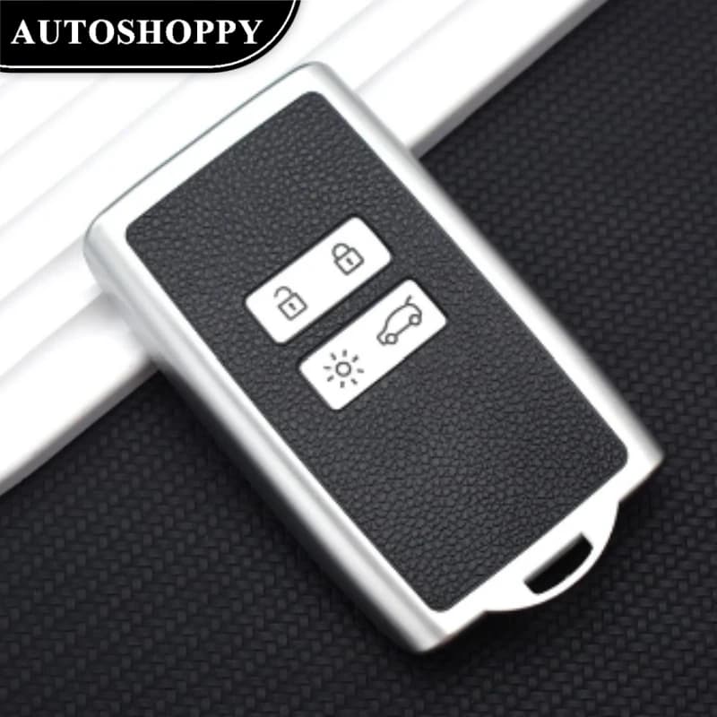 Per Renault Captur Megane Talisman Espace Clio Zoe Koleos Scenic 4 Arkana Dacia Sandero Carta Custodia in pelle TPU per chiave auto Fob