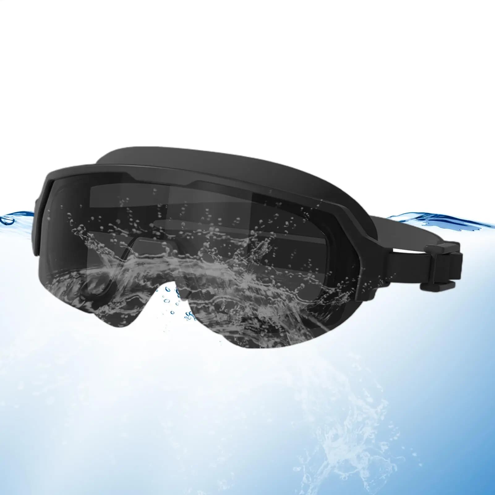 Swim Goggles Waterproof Large Frame Snorkeling Glasses For Beginners Women Swimmers Professionals Athletes Open Vacation