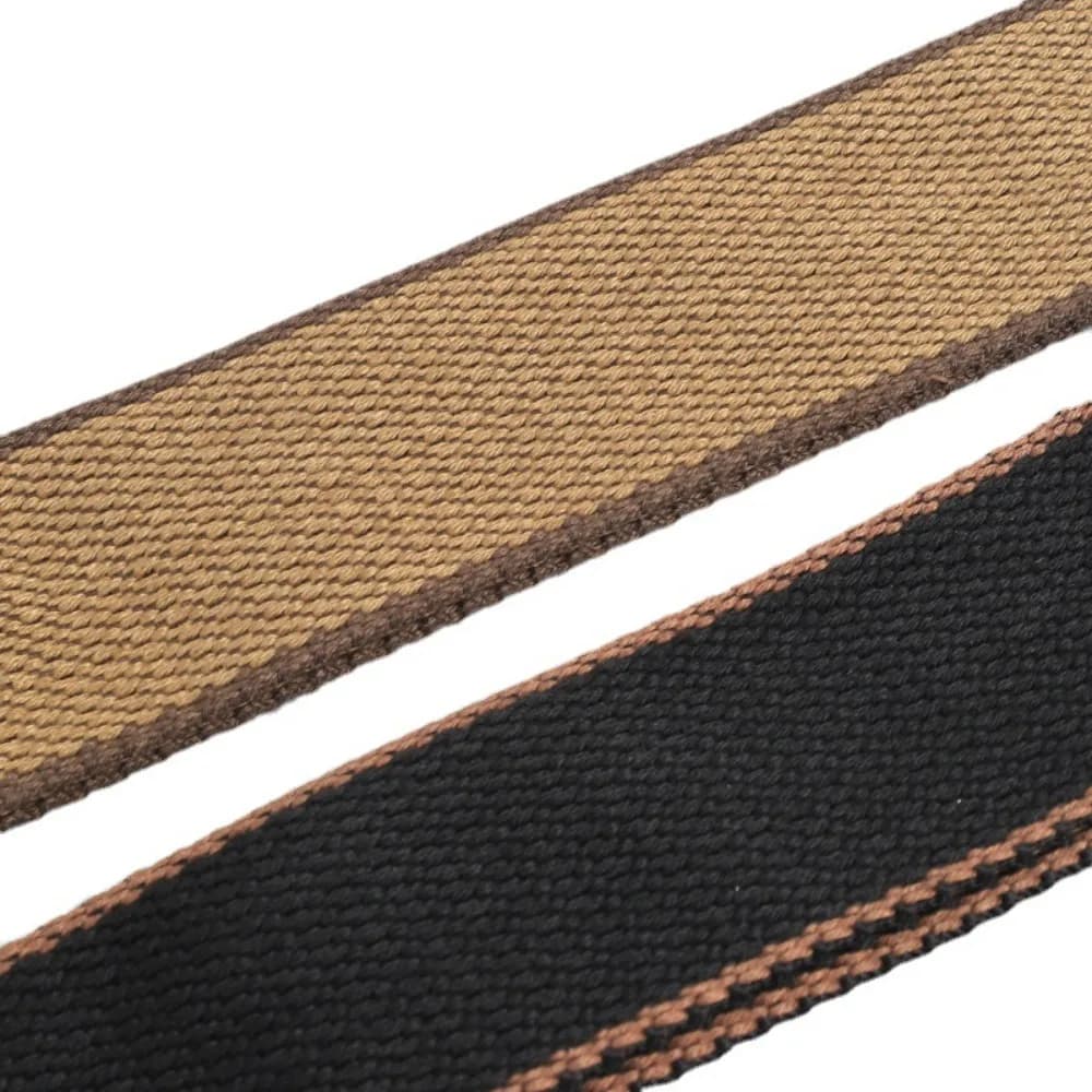 with Guitar Pick Bag Folk Electric Guitar Strap Adjustable Brown/black Bass Ukulele Belt Pure Cotton Universal