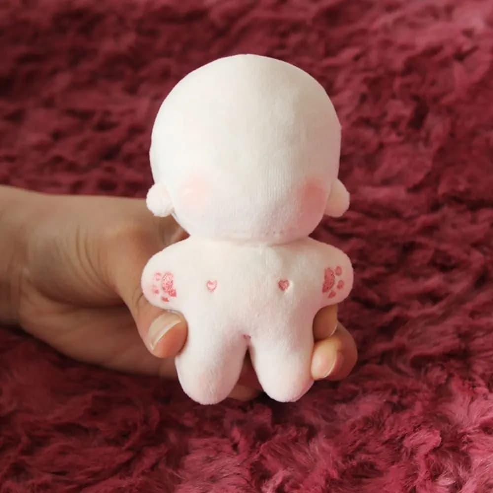 Kit Fai da Te per Ricamo e Personalizzazione di Bambole in Cotone Imbottito per Bambini