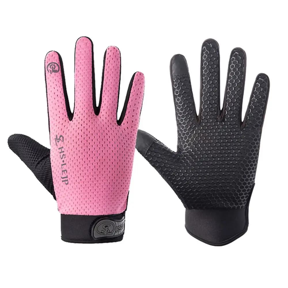 Guanti touch screen in rete Guanti da ciclismo Guanti per sport all'aria aperta Guanti a dita intere Guanti da pesca Guanti protettivi Guanti antiscivolo