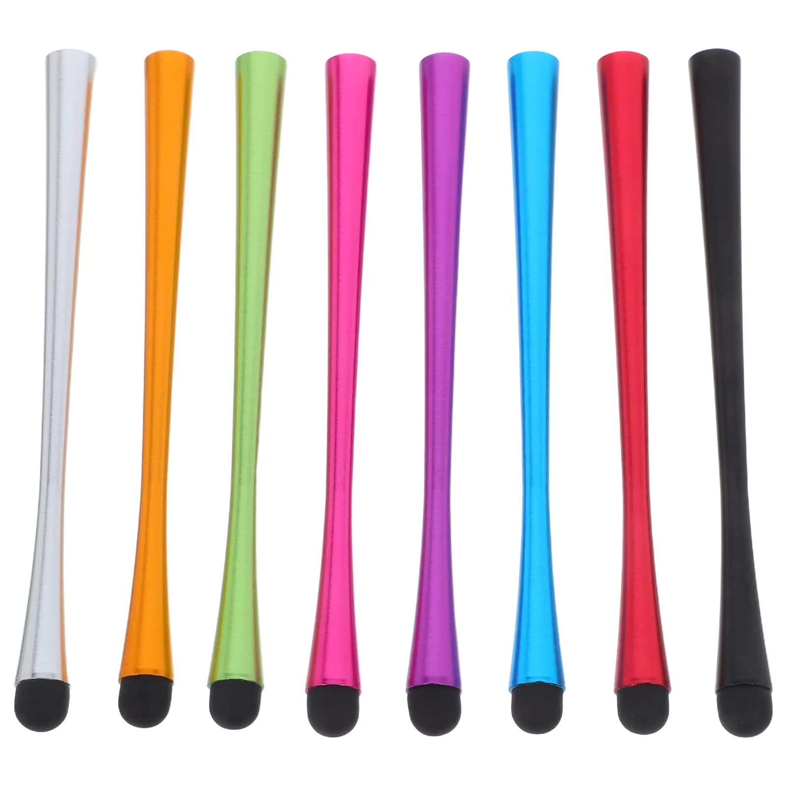 8 penne stilo per scrittura a mano, antiscivolo, capacitivi, per dispositivi touch screen, compatibili con smartphone, tablet, pittura, disegno