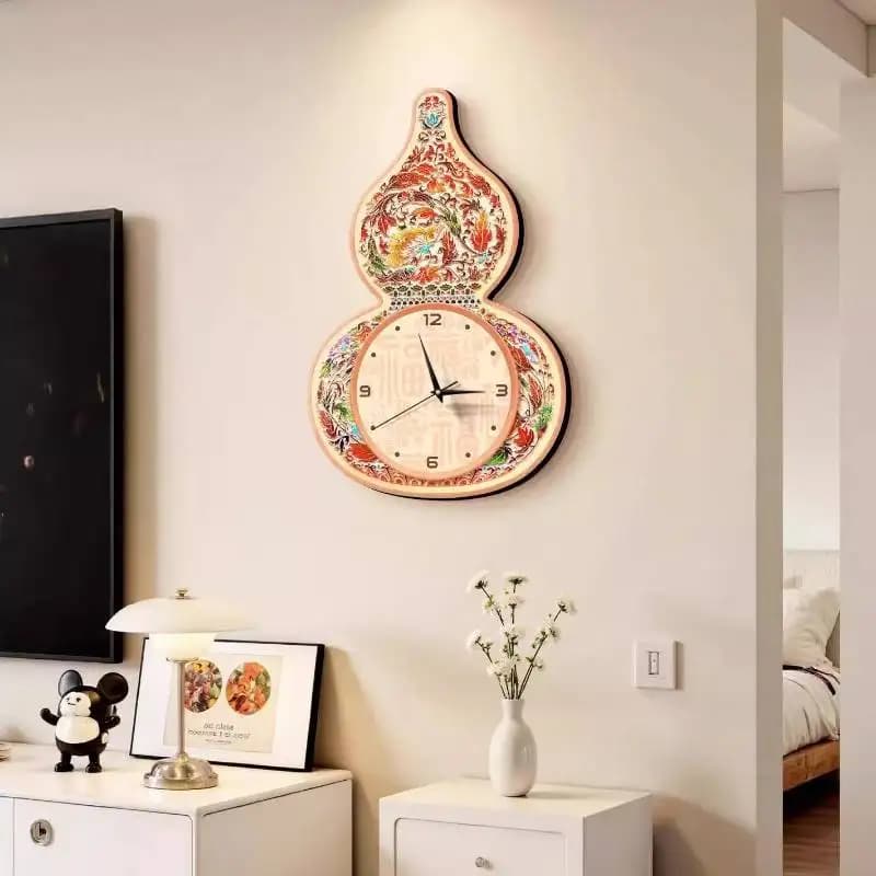 Orologio da Parete di Grande Design, Lussuoso Orologio Digitale per Soggiorno, Orologio da Parete Moderno e Silenzioso, Decorazione per Soggiorno