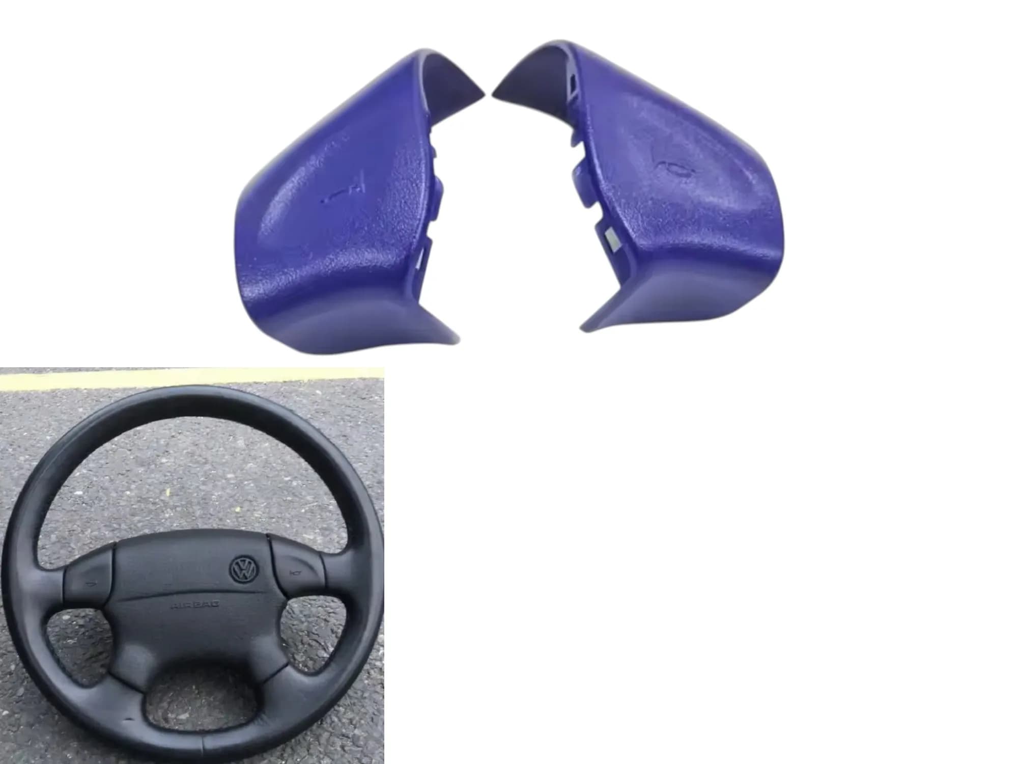 1 pair of wheel clacson spare parts for VW Golf Jetta Vento MK3 / Polo 6N