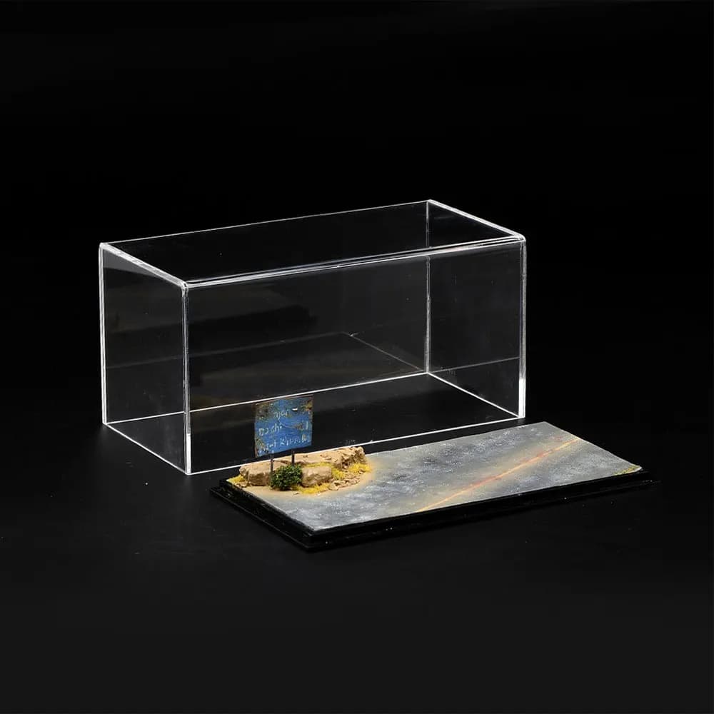Acrylic Showcase for Models Auto in Scale 1:72, Transparent Exhibitor in Resin, Collections, Ornament, Birthday Gift