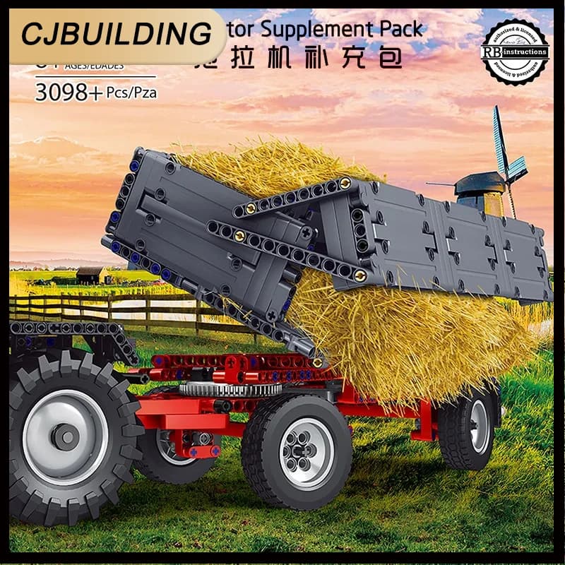 Mold KING MOC 17021 17019 17020 trattore per camion Fastrac 4000er pacchetto supplementare Set Building Blocks mattoni giocattoli educativi