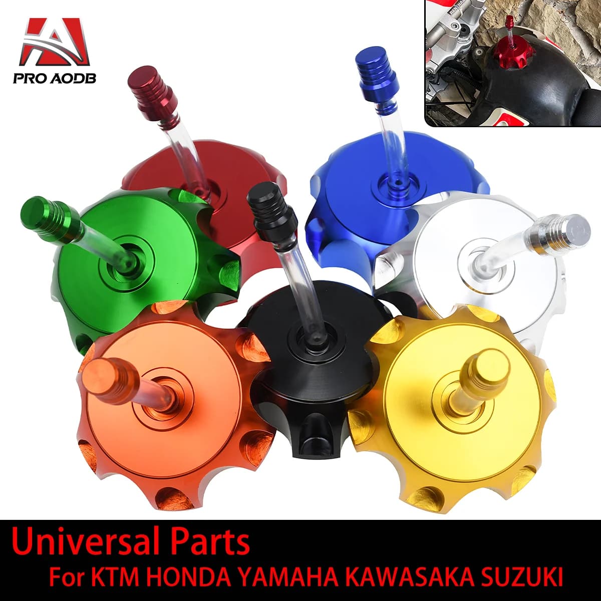 Motocross CNC 53mm Model Gas Fuel Tank Cap Breather Vent Motocross ATV Dirt Bike Pit Bike Universal Motorcycle Parts Moto