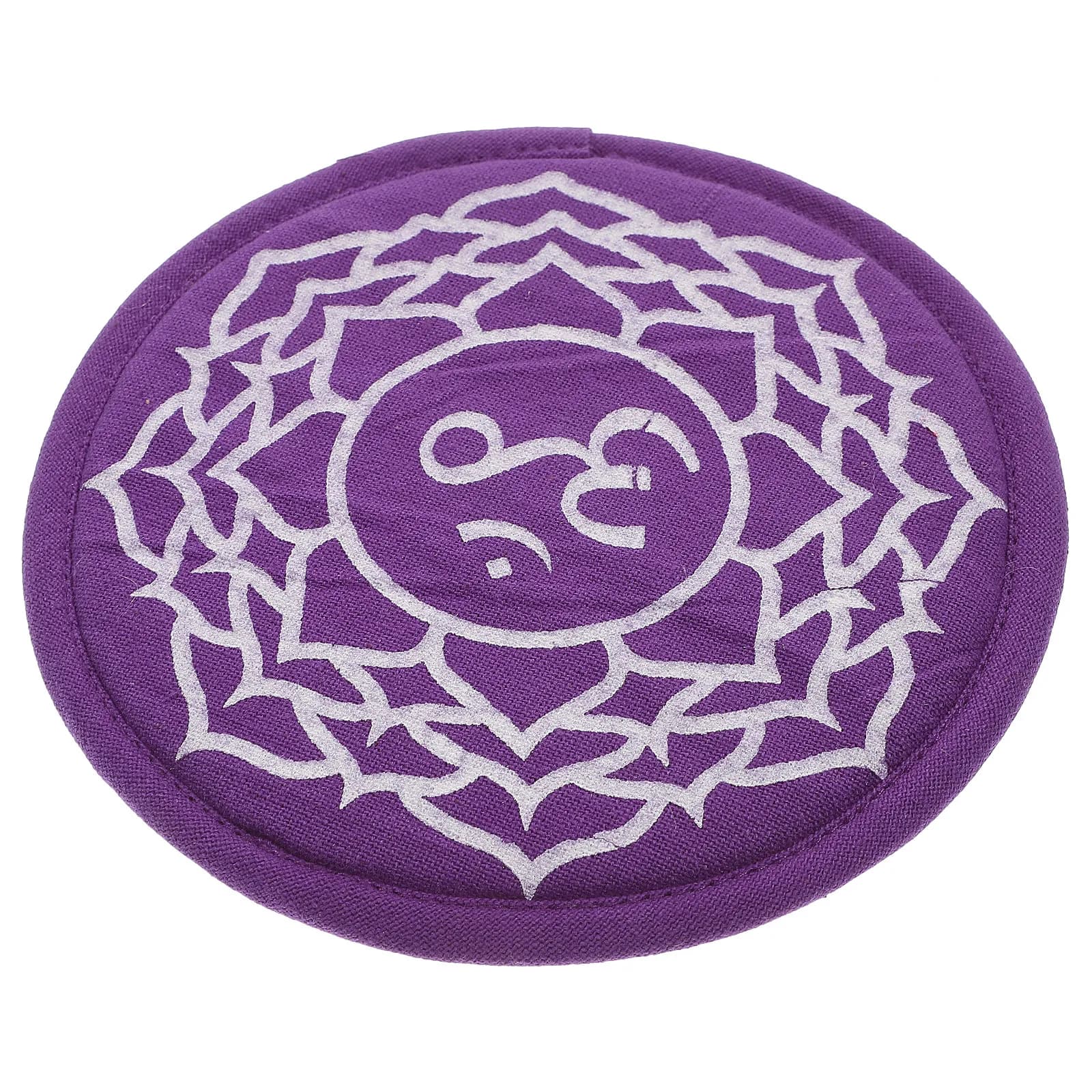 1Pcs Handmade Tibetan Singing Bowl Mat Embroidery Cotton Cloth Buddhist Sound Bowl Cushion Meditation Healing Music Instrument