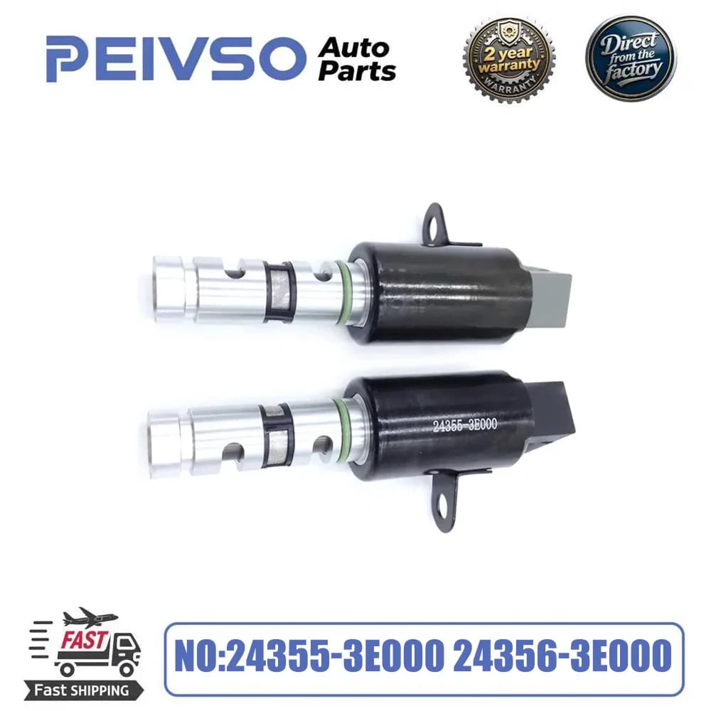 24355-3E000 24356-3E000 Valvola di controllo olio distribuzione VVT sinistra e destra per Hyundai Santa Fe Kia Optima Rondo 2.7L 243553E000