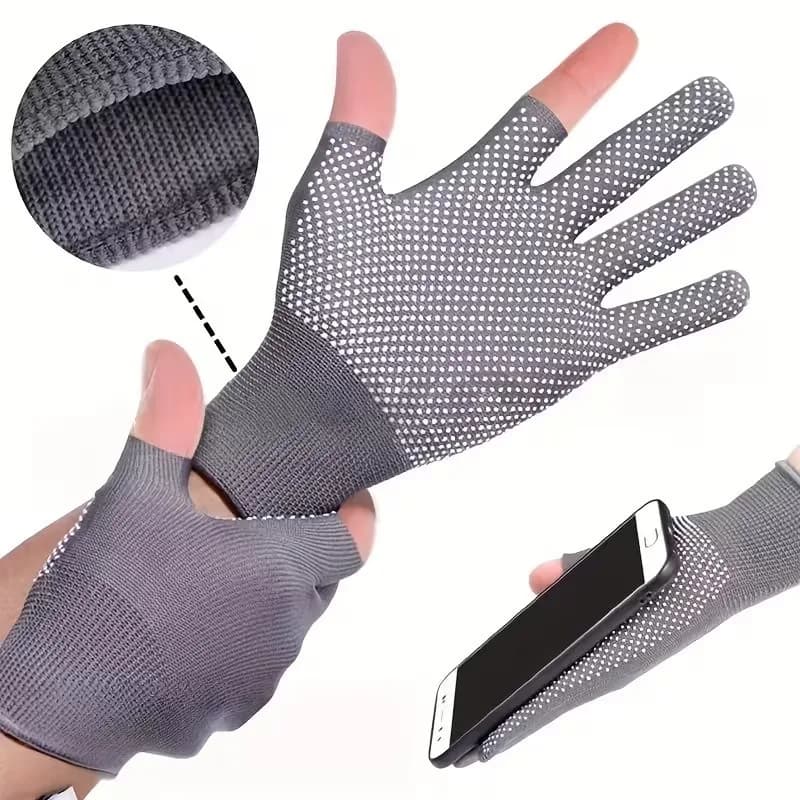 Nylon dotted work gloves Light, breathable, durable, non-slip, wear-resistant camping safety gloves