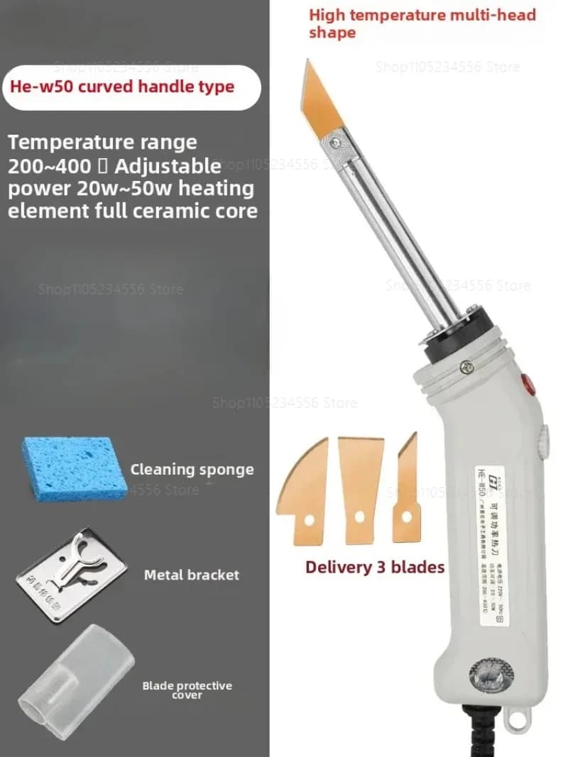 Adjustable temperature electric heating knife Foam cutting Cloth Cutting Sheet Hot knife Sponge Kt Board Hot melt knife