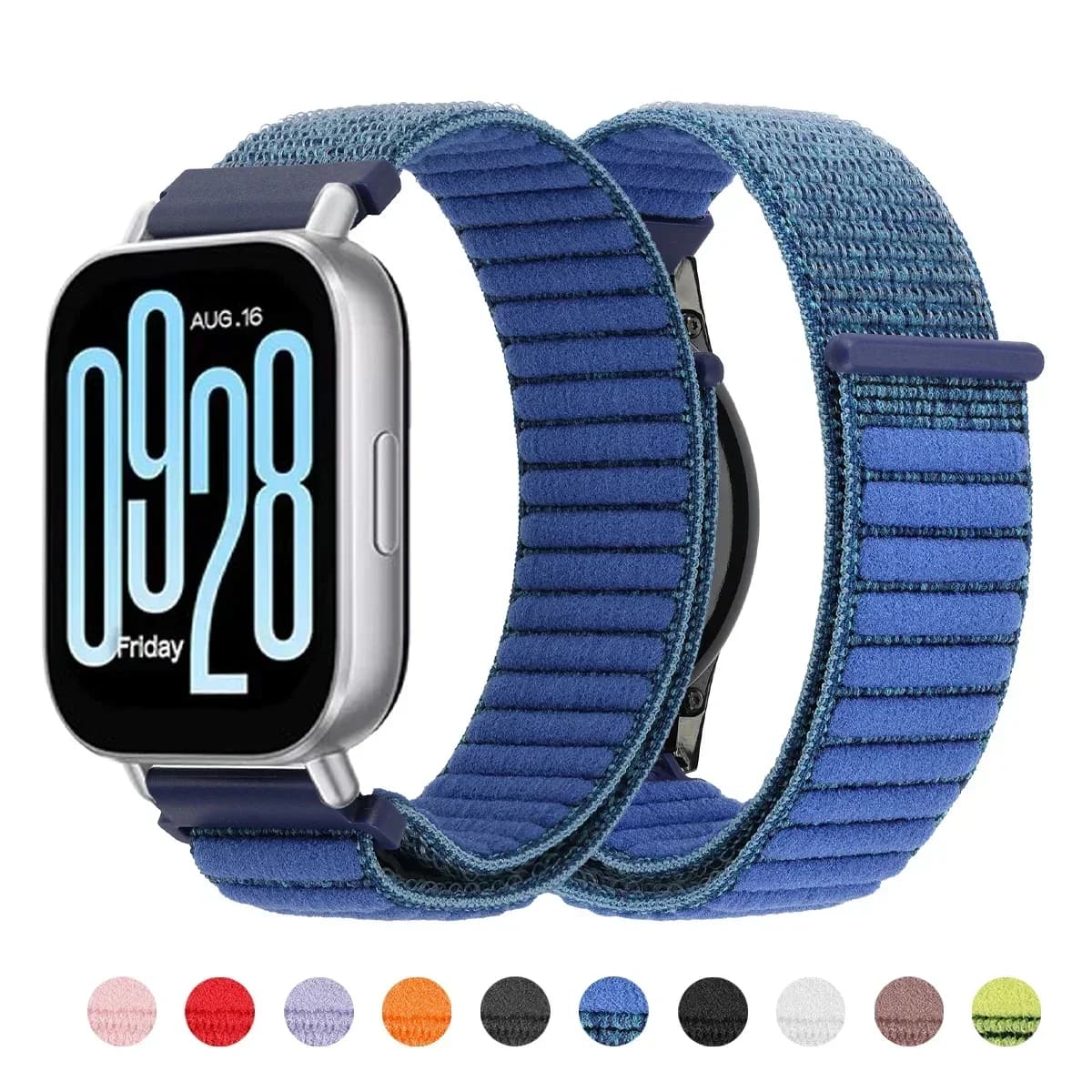 Cinturino in nylon da 22 mm per Redmi Watch 5 Lite/5 Braccialetti intrecciati con cinturino attivo per Xiaomi S4 S3 S2 S1/Huawei GT 5 4 3 2 cinturino