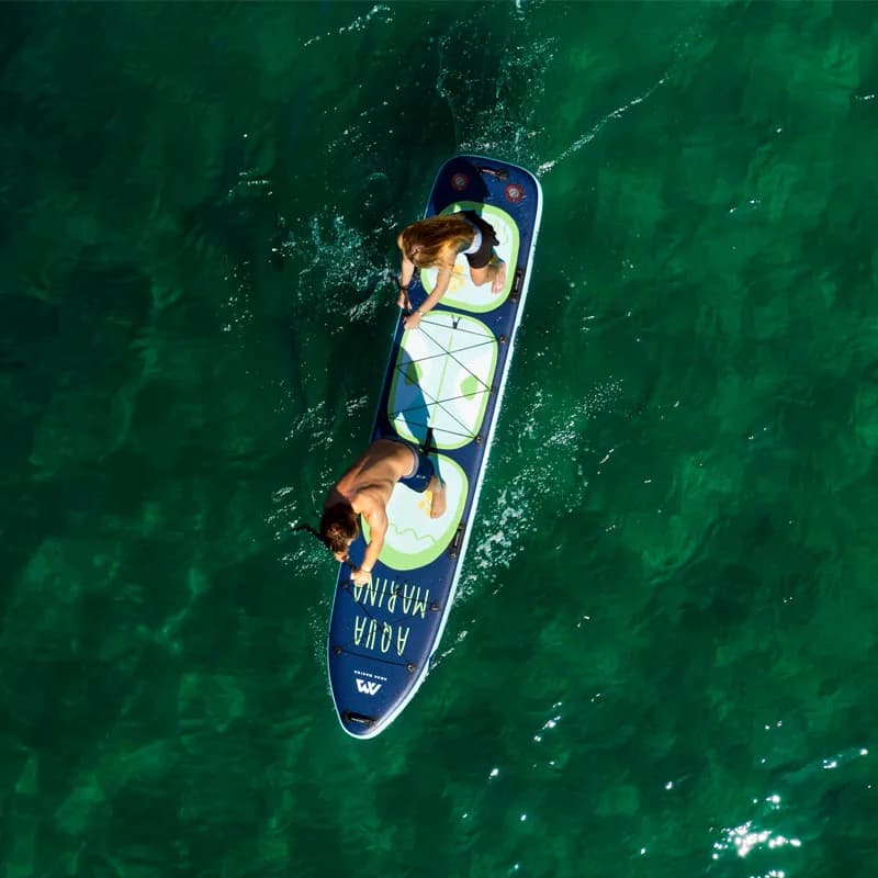 AQUA MARINA 2 PERSON Gonfiabile di grandi dimensioni Sup Stand Up Paddle Board Tavola da surf SUPER TRIP TANDEM Tavola da surf Kayak gonfiabile