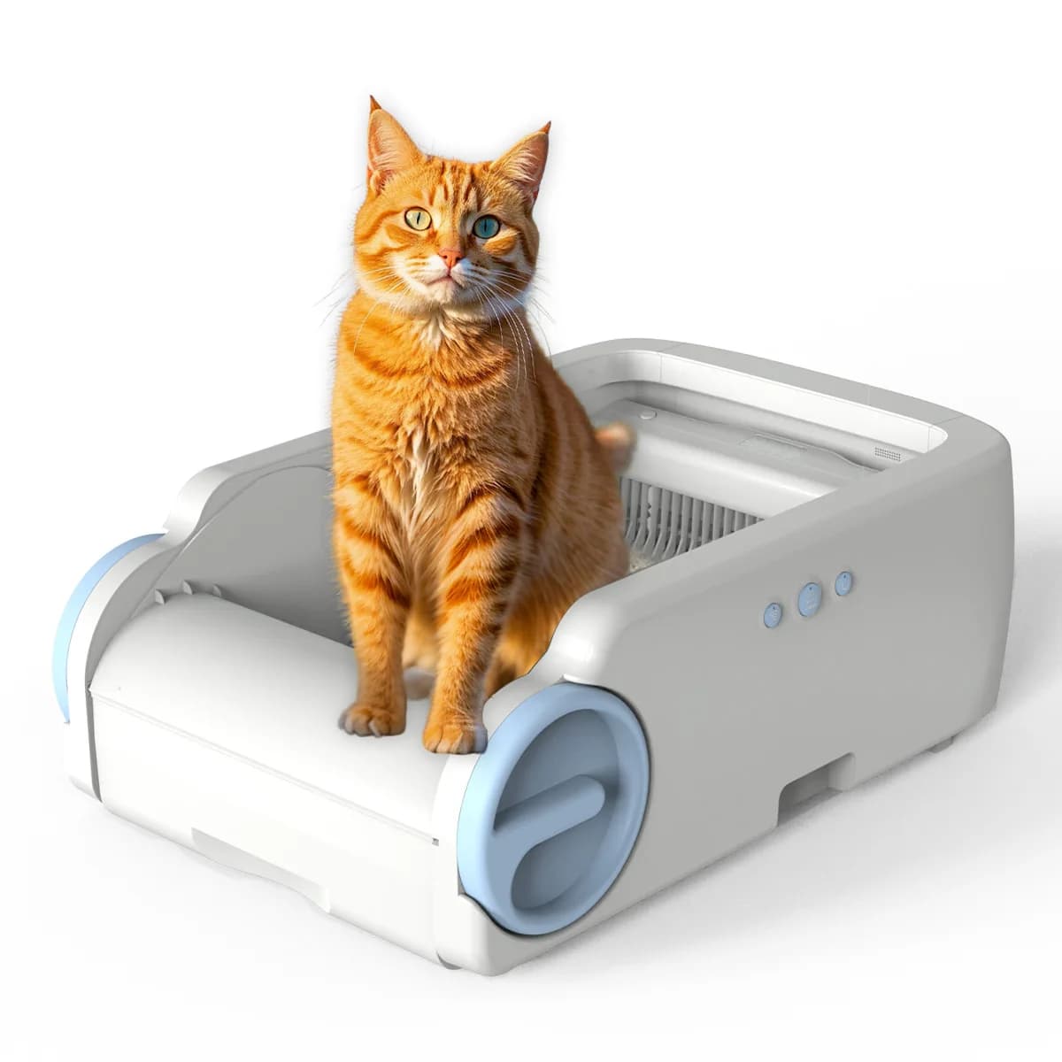 Automatic Cat Litter Box with Wifi App for Cat 2025 Quality Guaranteed Eu Us Plug Self-Cleaning Cat Litter Box Extra Large Open