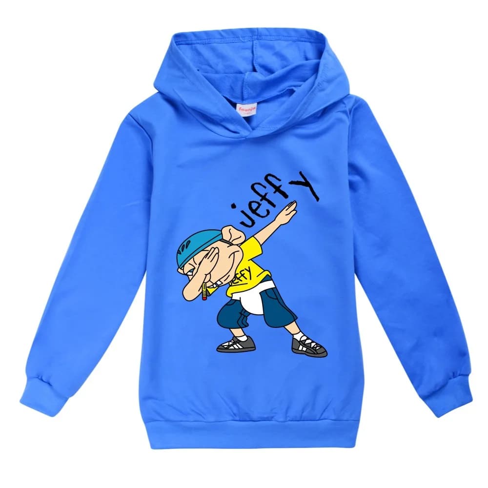 Felpe con Cappuccio Anime Jeffy Puppet Autunno 2026 per Ragazzi Adolescenti, Felpe per Bambini, Abbigliamento Casual per Ragazze, Pullover per Bambini, Streetwear