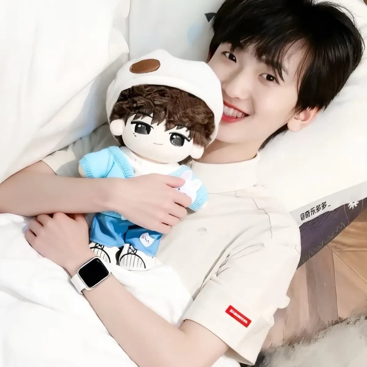 Original TF fourth-generation Zuo Qihan character 20cm cotton doll plush celebrity cosplay high-end doll gift