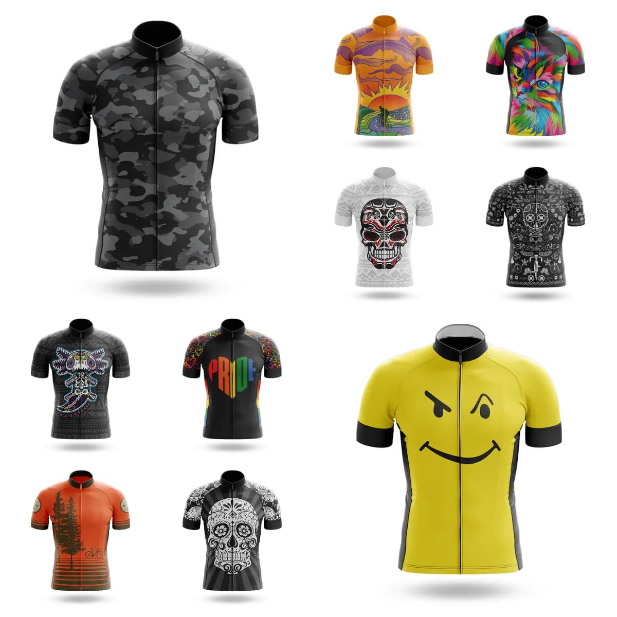 Cycling jersey Happens Clothing Mtb Men's Clothing Equipment Professional Shirt Men's Shorts Sweater Summer Bike Sweater