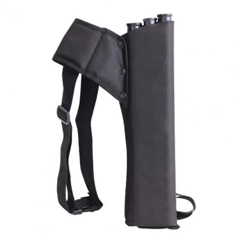 Faretra per frecce Faretra per tiro con l'arco Faretra durevole in tessuto Oxford con design a tre tubi regolabile per accessori sportivi per tiro con l'arco Freccia
