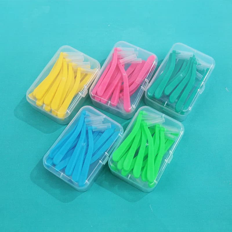 16 pcs/box The shape Push-Pull toothbrush toothbrush tooth whitening orthodontic tooth whitening Pick toothbrush oral hygiene care