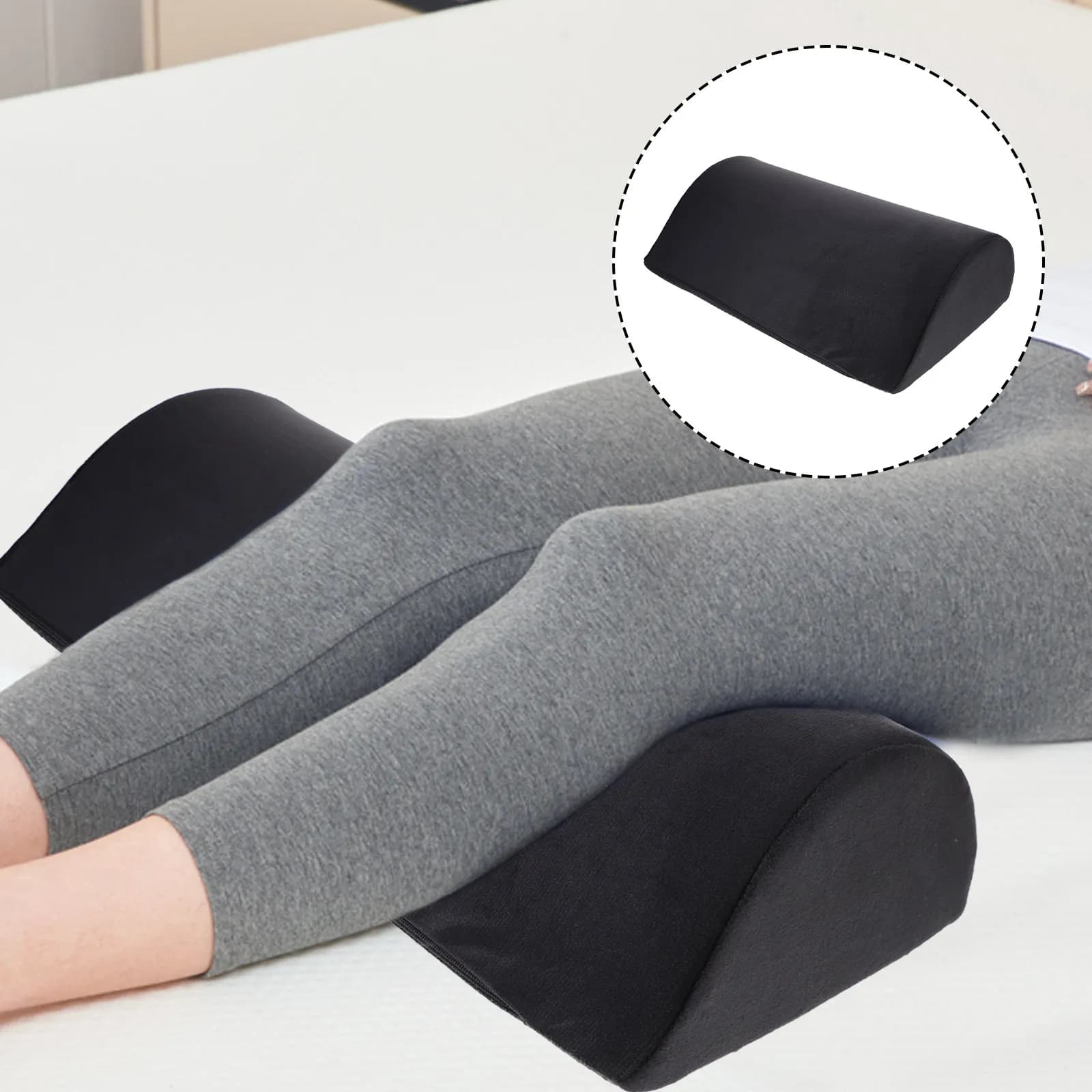 Cuscino Lombare in Memory Foam con Fodera Rimovibile, Supporto Ergonomico per Schiena per Auto, Ufficio, Casa e Viaggi