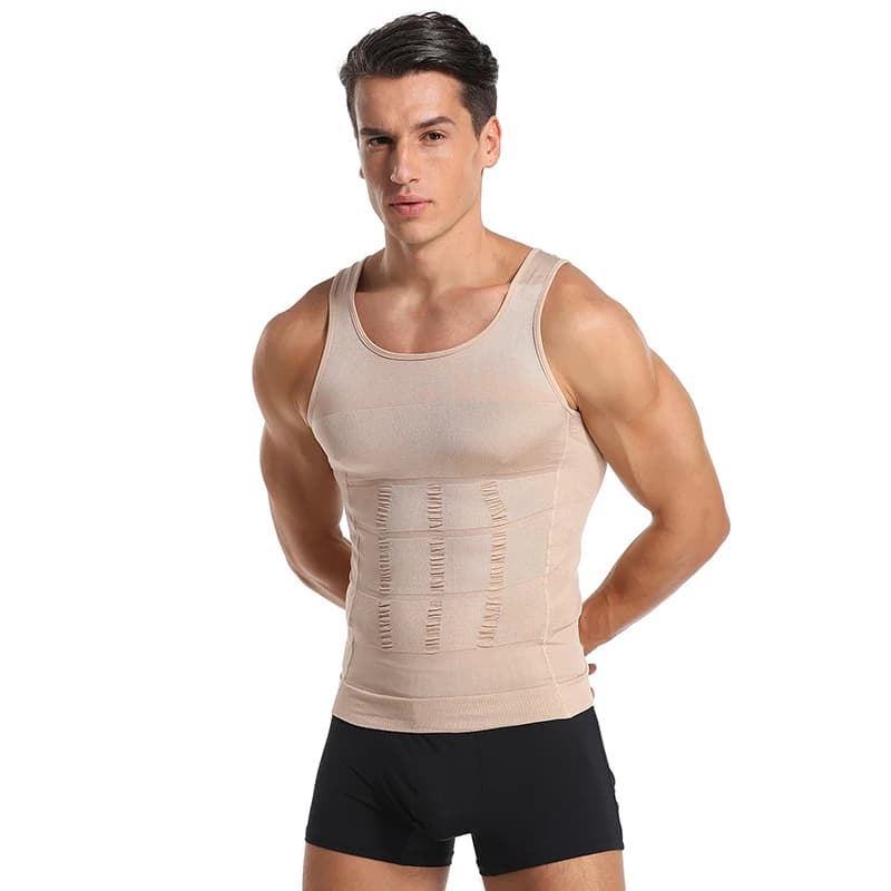 S-3XL Uomo Dimagrante Corpo Shapewear Dimagrante Corpo Gilet Sportivo Uomo Pancia Pancia Controllo Vita Sottile Cincher