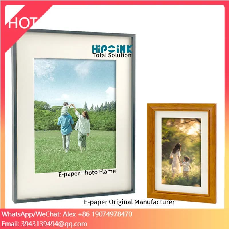 Epaper del produttore originale con display E-Ink da 7,3/13,3 pollici ad alta risoluzione Hipoink per cornice fotografica digitale, versione senza batteria