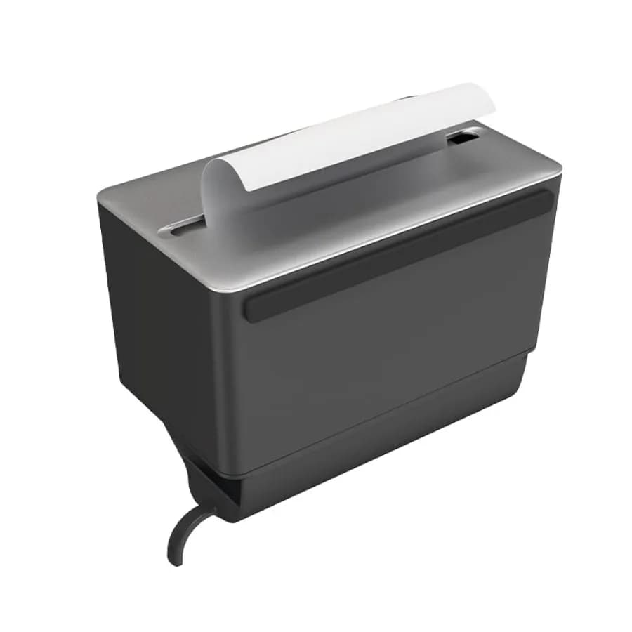 Organizer 2-in-1 per il pannello posteriore della Tesla Model Y Refresh Juniper 2025, con porta fazzoletti magnetico e cassetto floccato per occhiali da sole, Senso