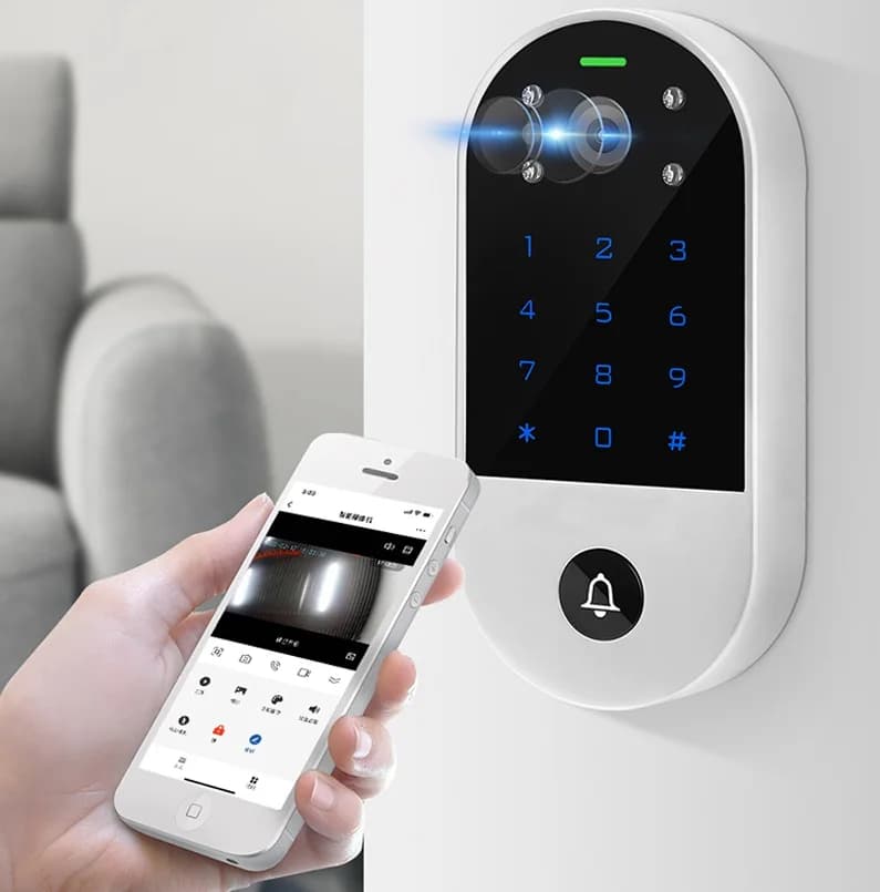 Door Phone Video Doorbell Bell Camera Intercom Wifi Ring Systems Smart Videocitofono for Tuya