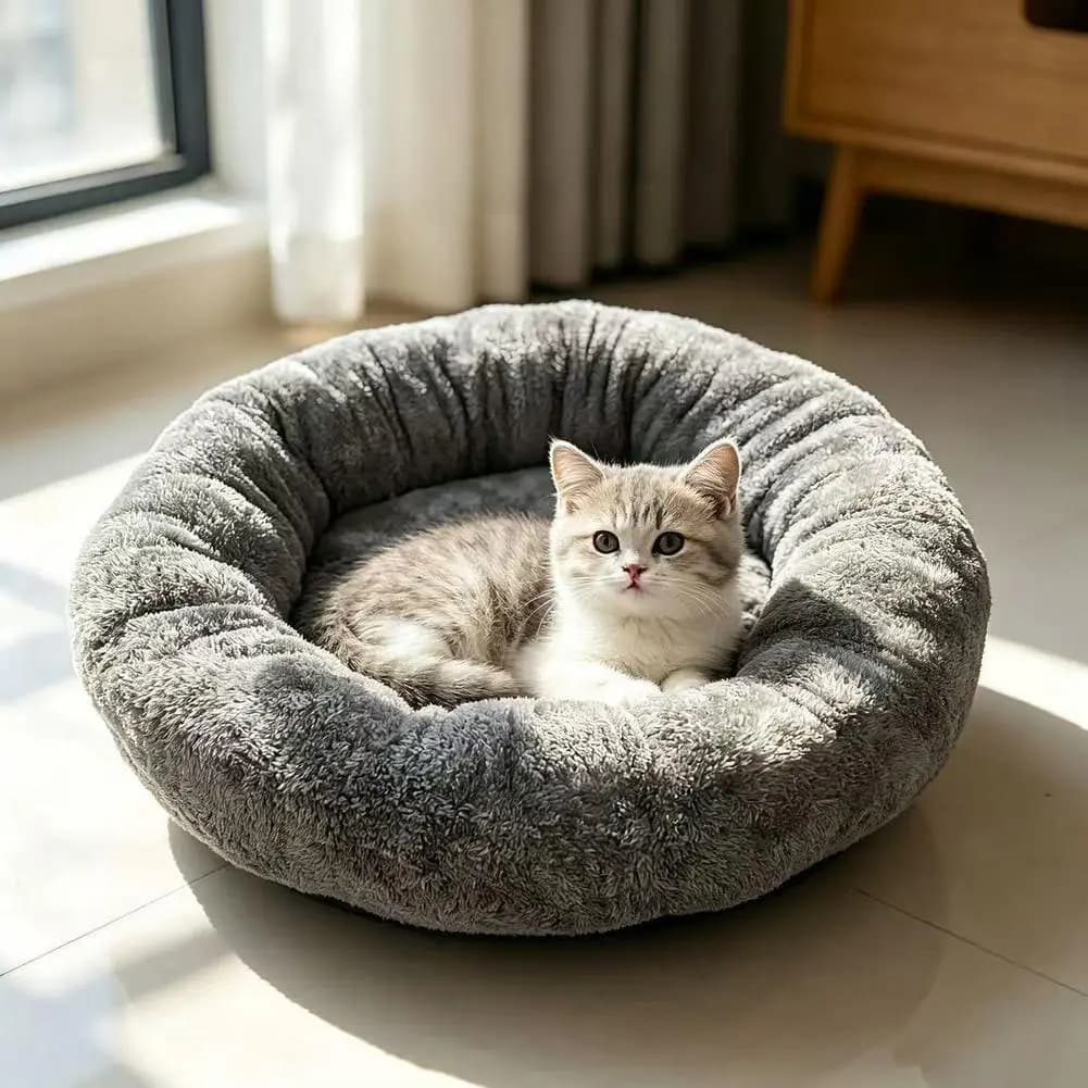 Very Soft Warm Cat Dog Bed Pets Basket Cat House Sofa for Medium Small Dog Sofa Bed Cushion Dog Bed House Pet Supplies Accessori