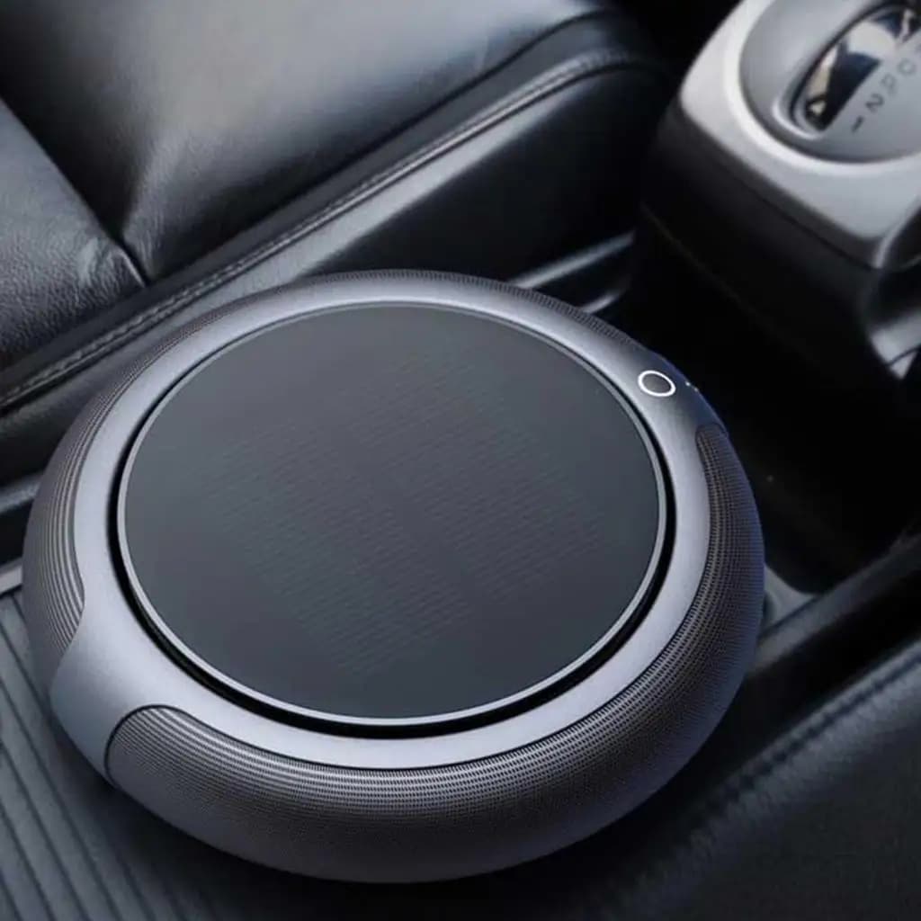 Purificatore d'Aria Portatile per Auto con Ioni Negativi, Dispositivo Deodorante ad Energia Solare per Casa, Ufficio e Veicoli