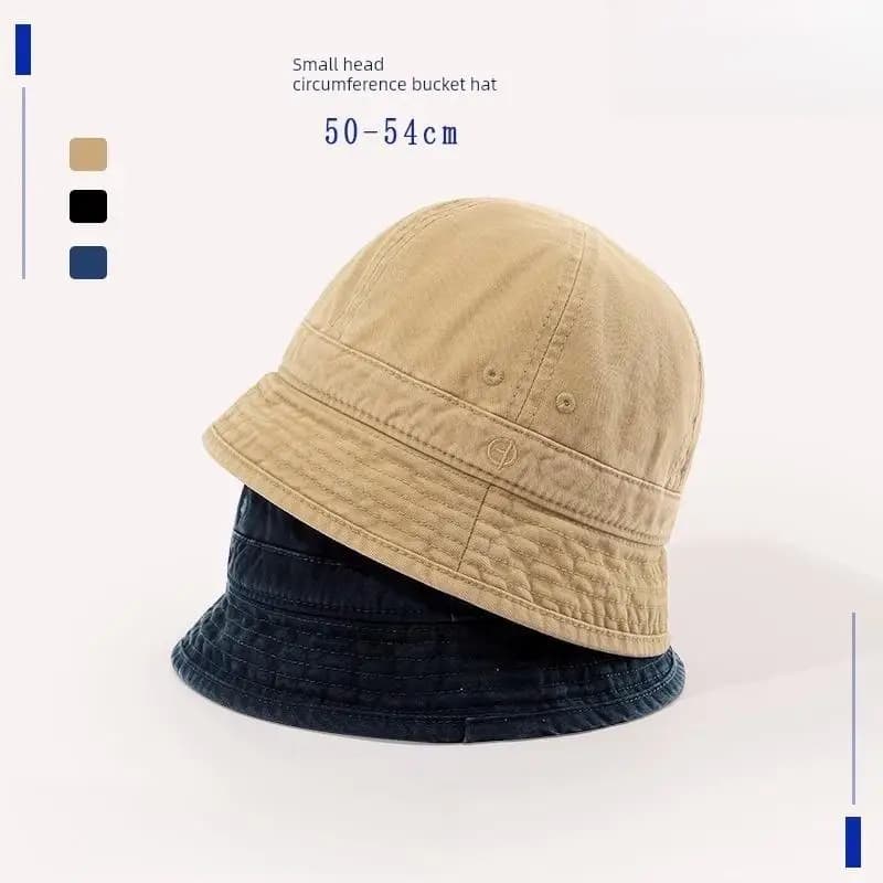 Cappello a secchiello unisex con visiera piatta, stile giapponese, leggero e traspirante, per protezione solare estiva e pesca