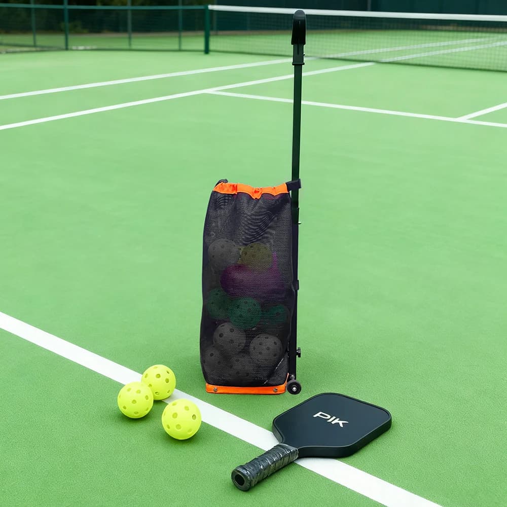 Raccoglitore di Palline da Tennis e Pickleball Portatile e Leggero con Rullo Regolabile, Attrezzatura per la Raccolta delle Palline, Promozione Vendite