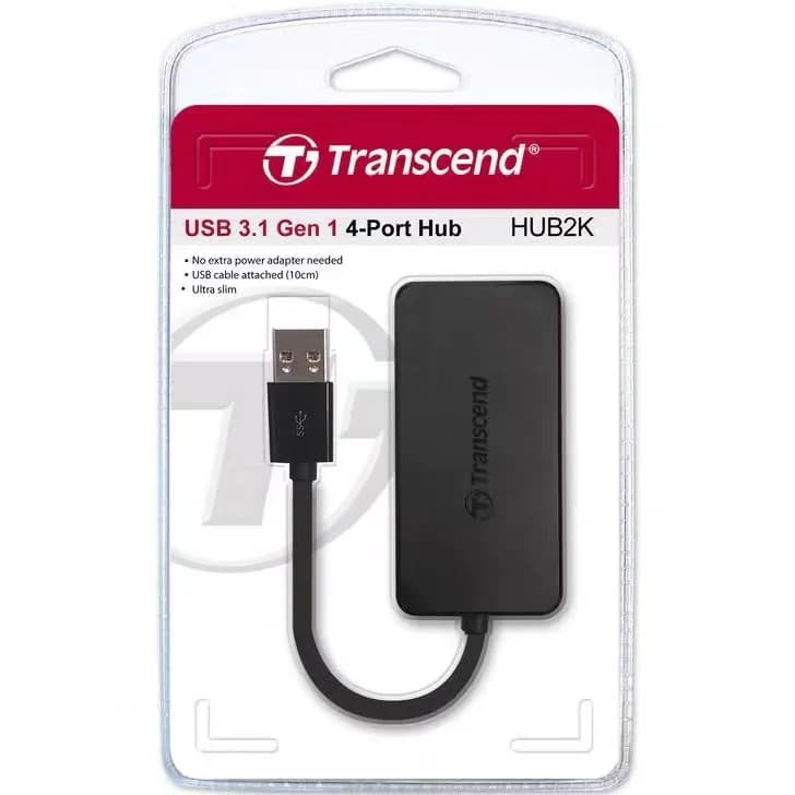 TRANSCEND USB Hub HUB2, HUB2C, HUB5C TYPE-C/USB3.0 Docking Station
